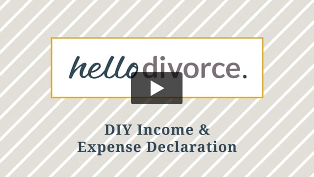 DIY Income & Expense Declaration in California Video Thumbnail