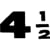 fourandahalf.no