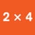 2x4