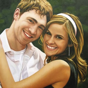 Profile picture for portrait-painting