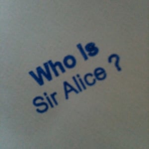 Profile picture for Sir Alice