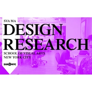 Profile picture for SVA MA Design Research