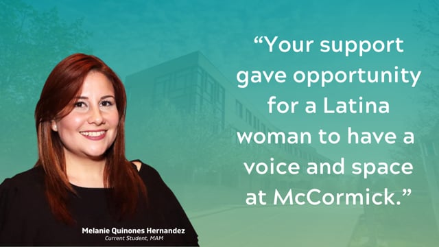 Melanie Quinones Hernandez Says Thank You!