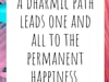 Dharmic path