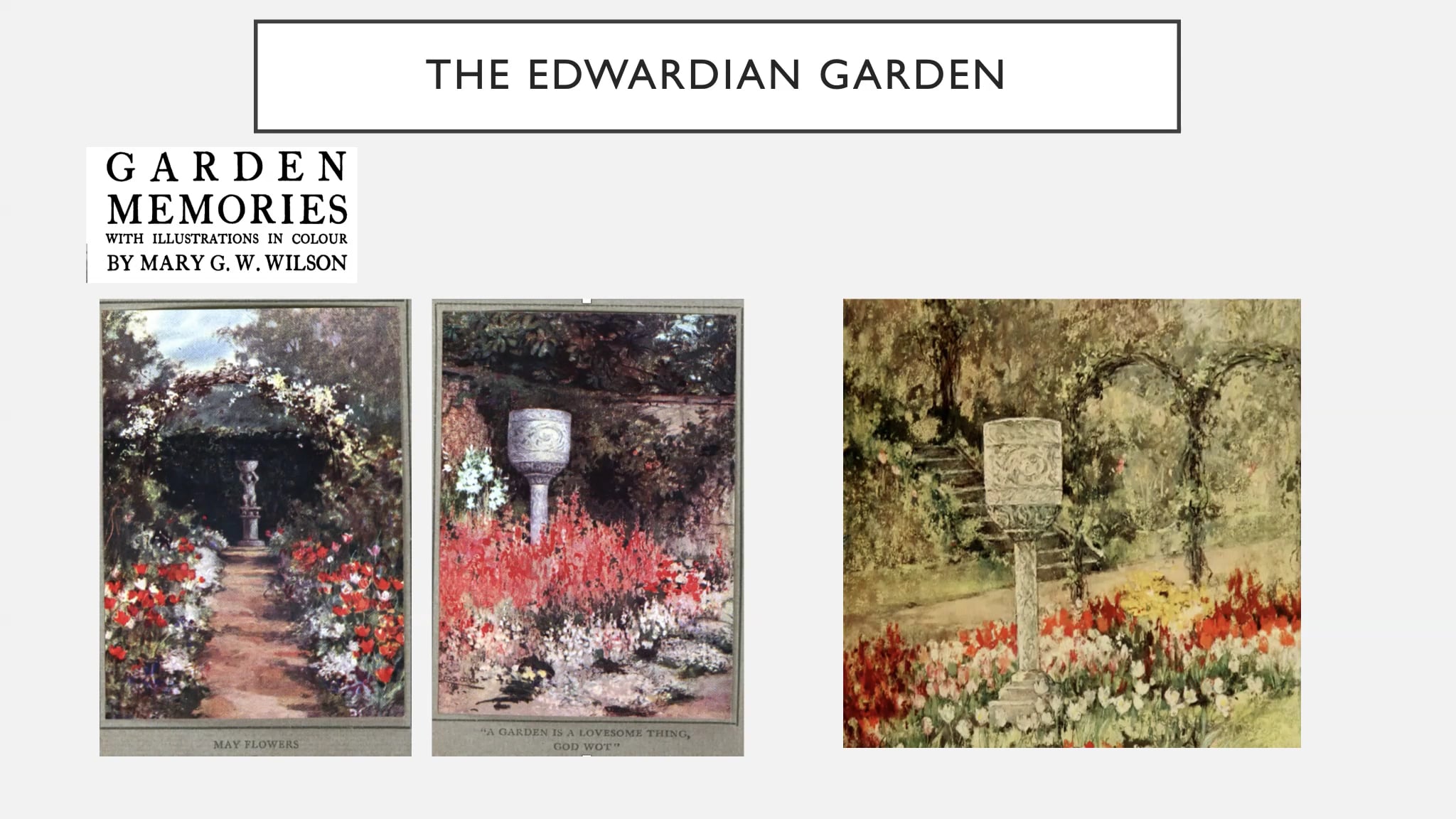 Glorious Gardens: The Wilsons and South Bantaskine