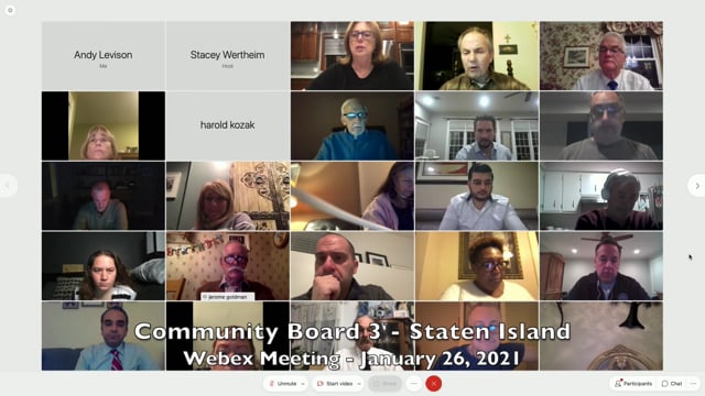 Community Board 3, Staten Island - January 26, 2021
