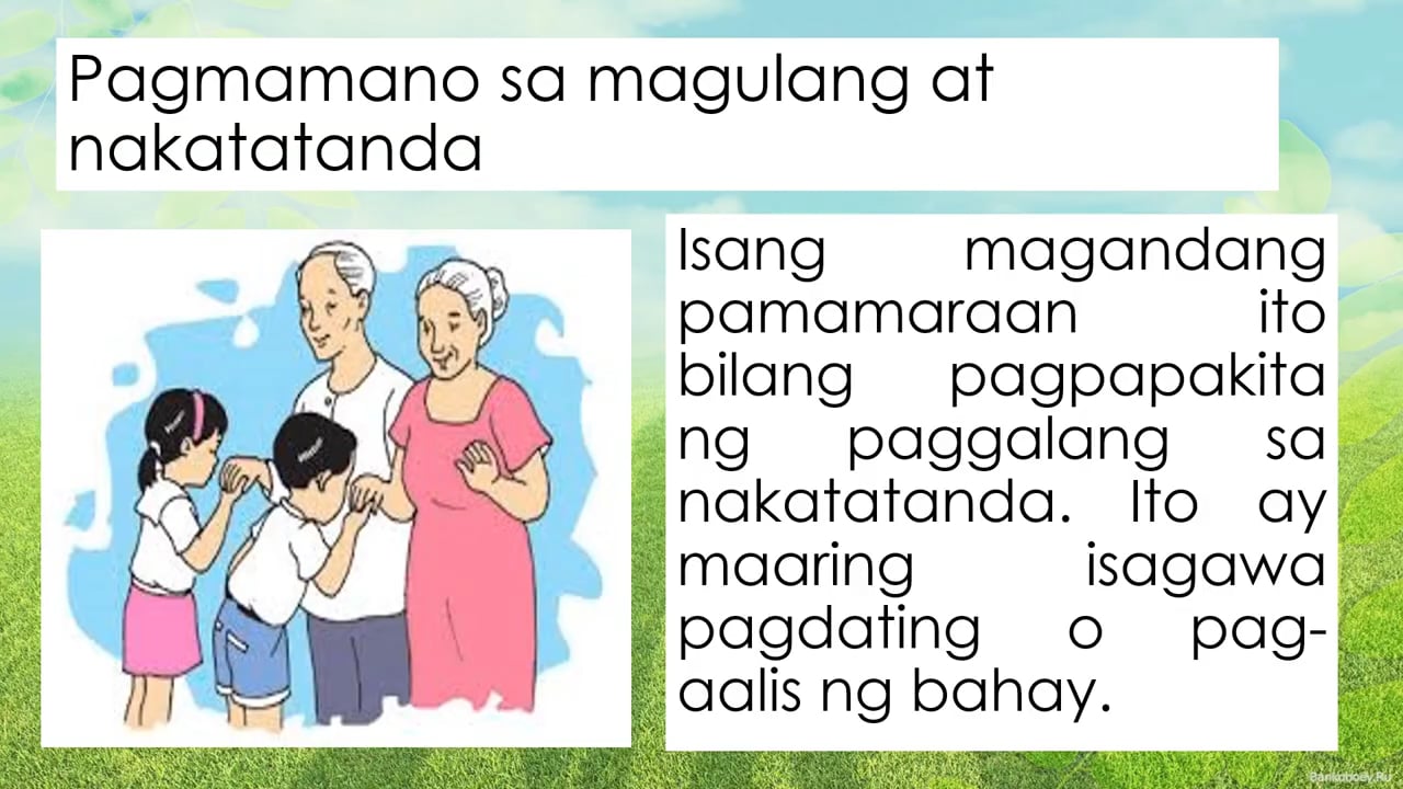 Esp Pagpapakita Ng Pagmamahal At Paggalang Sa Pamilya On Vimeo