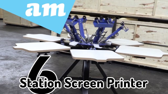 #SortIT Setup ScreenMaster Six Station Carousel Screen Printing Machine Step by Step Guide