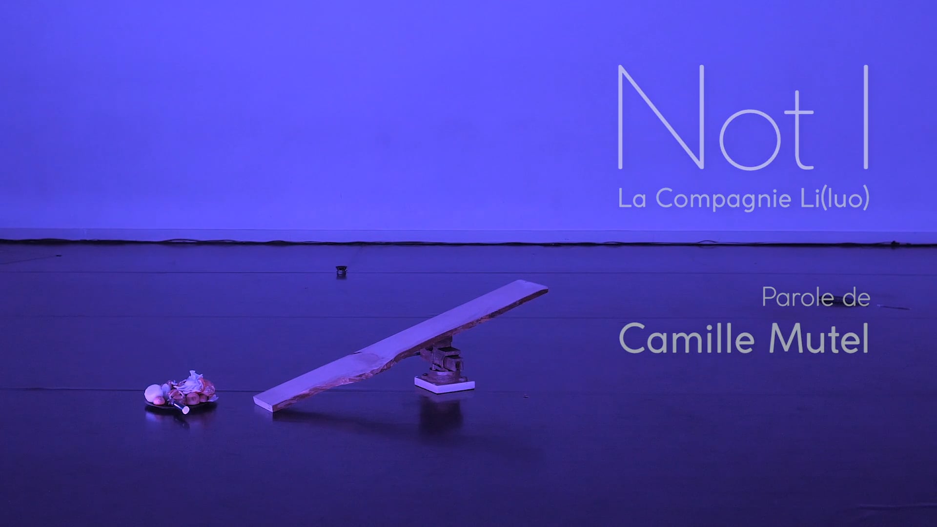 Compagnie Li Luo NOT I ITW On Vimeo