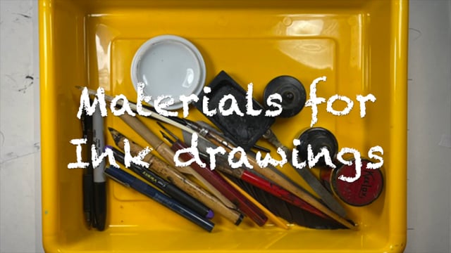 Materials for Drawing with Ink FREE