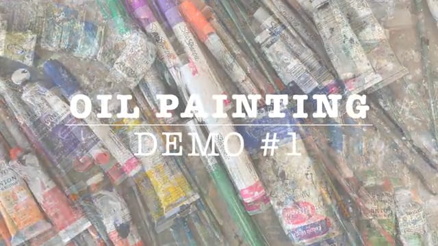 Oil Painting Demo #1  - Subscribe to View