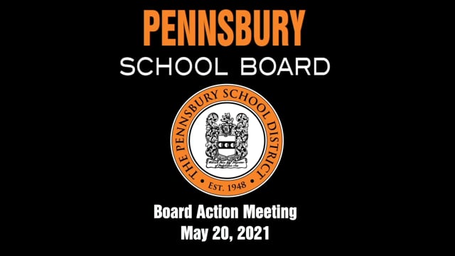 Pennsbury School Board Meeting for May 20 2021