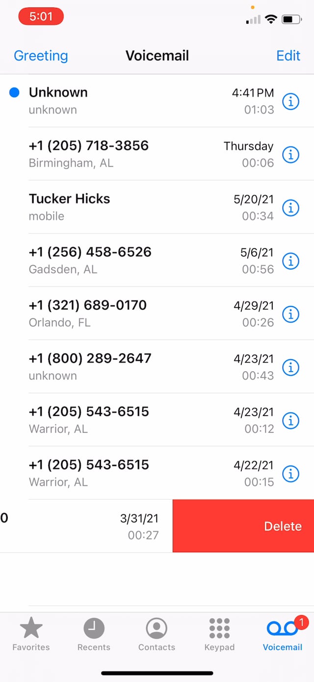 IT - iPhone Voicemail