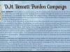 D.M. BENNETT PARDON CAMPAIGN