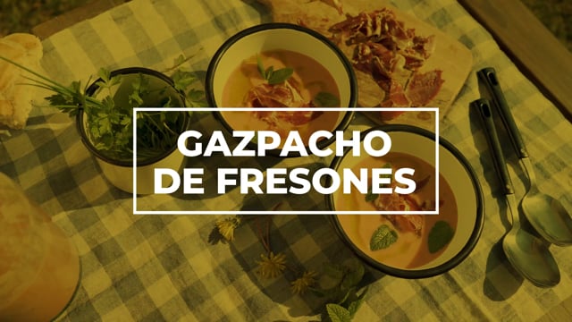 Gazpacho de fresones - Los picnics de Amanda