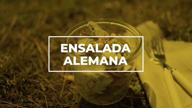 Ensalada alemana en tarro - Los picnics de Amanda