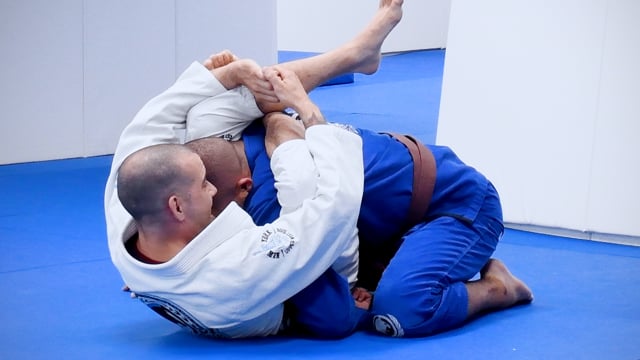 Omoplata fechando o triângulo
