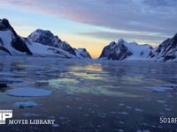 南極の風景（スローモーション） 氷河、氷海、流氷、クルーズ、HD