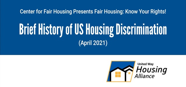 Center for Fair Housing Presents Fair Housing: Know Your Rights! (April 2021)