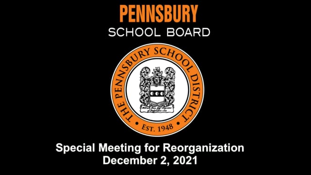 Pennsbury School Board Meeting for December 2, 2021