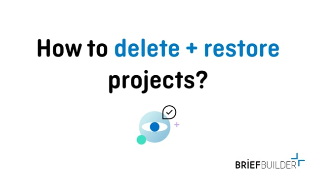 How to delete + restore project models?