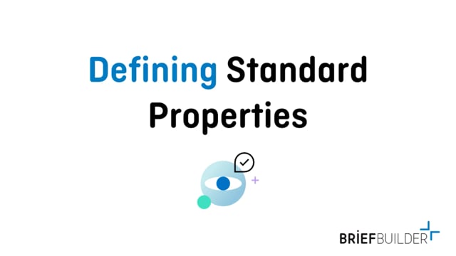 Defining Standard Properties
