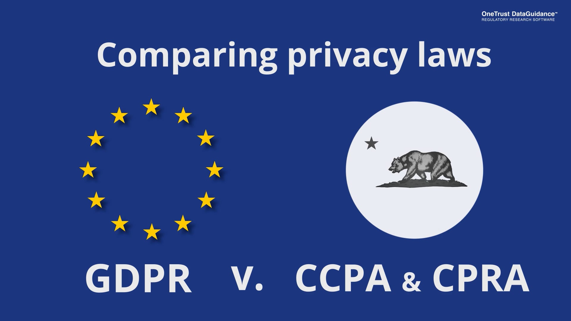 Comparing Privacy Laws: GDPR v. CCPA & CPRA | DataGuidance