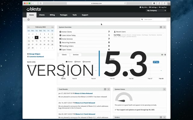 Blesta 5.3 Released
