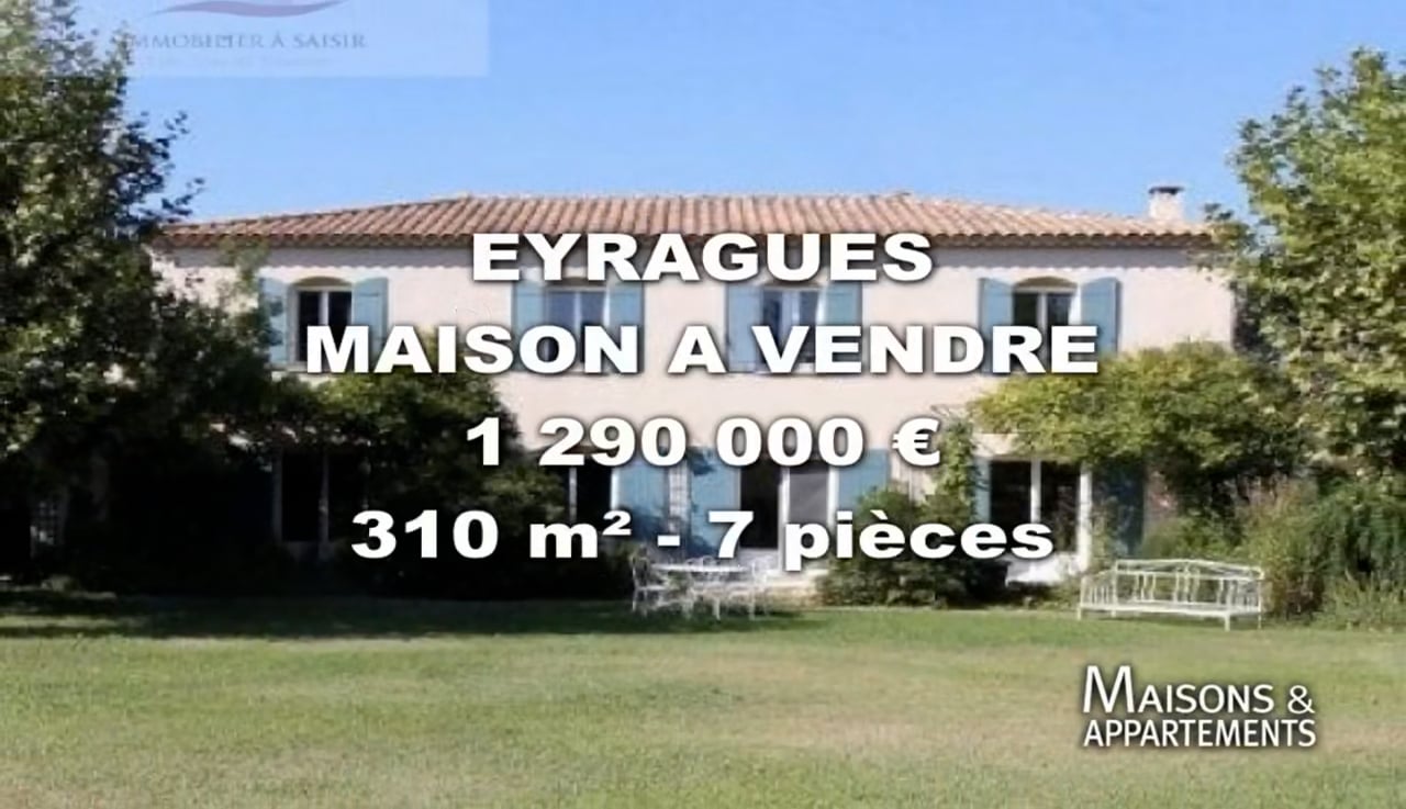 EYRAGUES MAISON A VENDRE 1 290 000 310 m² 7 pièce s on Vimeo