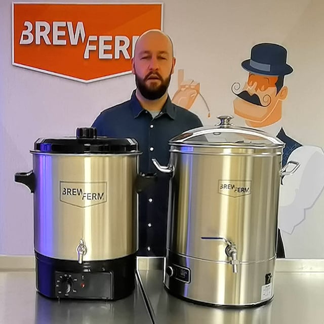 Brewferm Brewer electric brewing kettle 30 l • Brouwland
