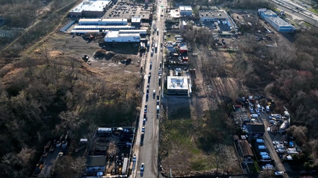Aerial View of the Staten Island Animal Shelter in 4K