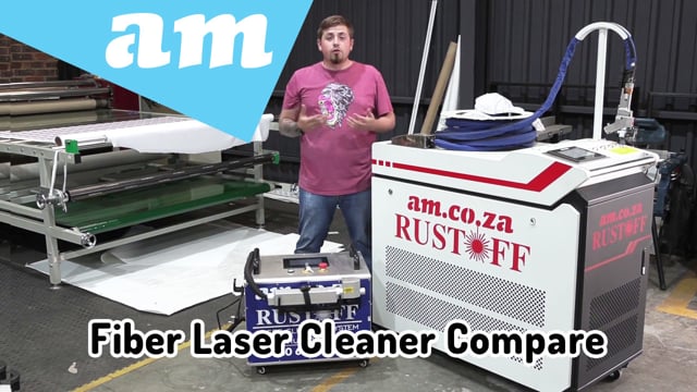 Function Compare of RustOff 50W Pulse Laser with 1000W Continuous Wave Laser on Steel Cleaning.mp4