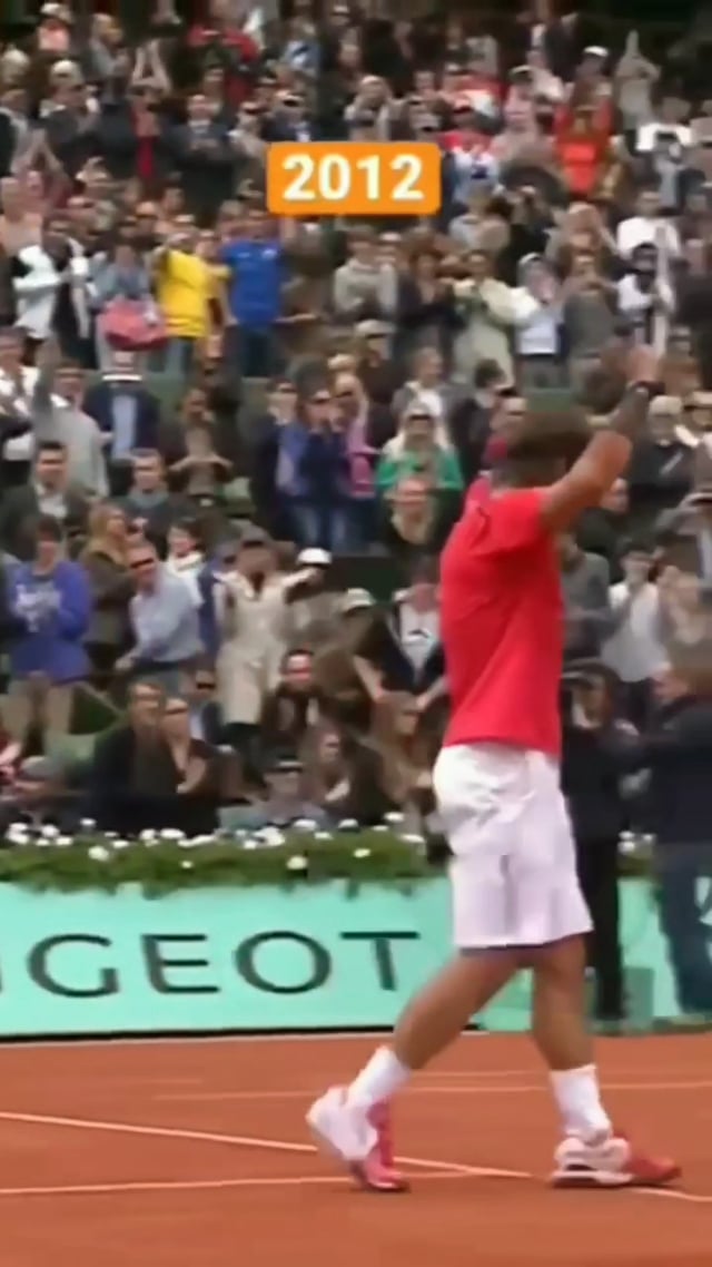 Every time Nadal won Roland Garros