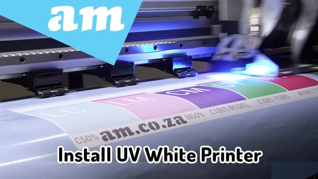 New LED-UV CMYK with White Ink Large Format Printer Installed for Armourteq, Double XP600 Printheads