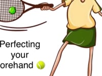 Forehand - bounce and hit