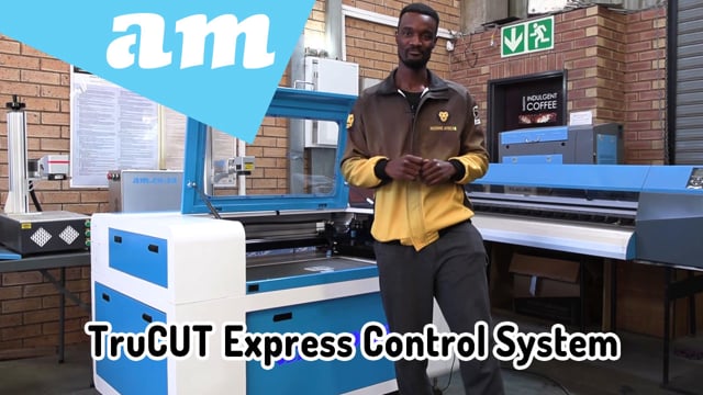 TruCUT Express Control System and LaserCEO Laser Cutting, Engraving and Rotary Operating Software