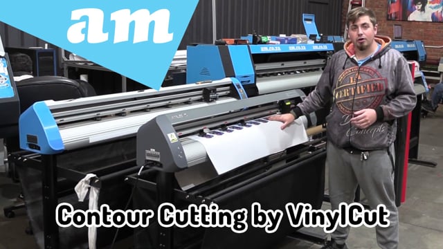 Contour Cutting on Automatic and Semi-/ Alignment with USB Cable and Flash Drive Files by VinylCut