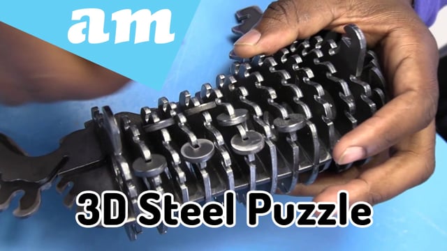 Create 3D Steel Puzzle on Fiber Laser with 15 Bar Compressed Air Cutting on 3mm Mild Steel Plate