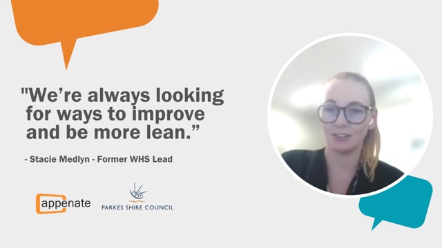 Parkes Shire Council has created an organisational culture of continuous improvement. They demonstrated this commitment to innovation by adopting Appenate