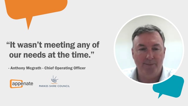 Parkes Shire Council - Customer Success Story (Anthony McGrath - Chief Operating Officer) )