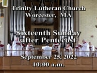 TLC Worship Service 9/25/2022  10:00 AM