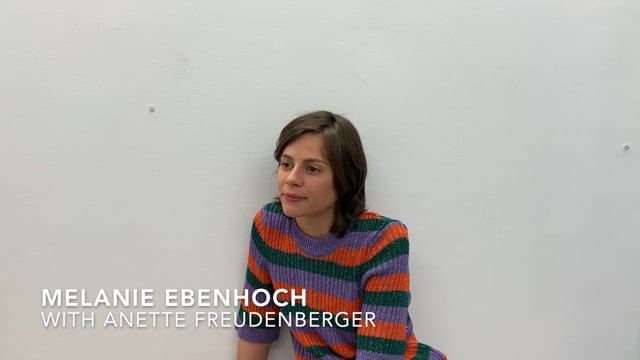 Melanie Ebenhoch - Melanie Ebenhoch talking to Anette Freudenberger, 2020