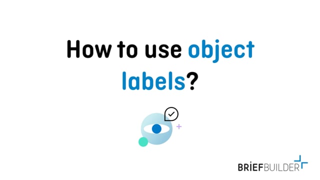 How to use object labels?