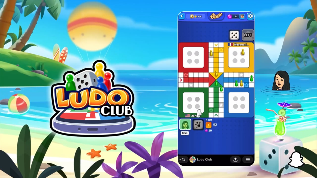 How Snapchat integrated Ludo Club as a new Snap Game