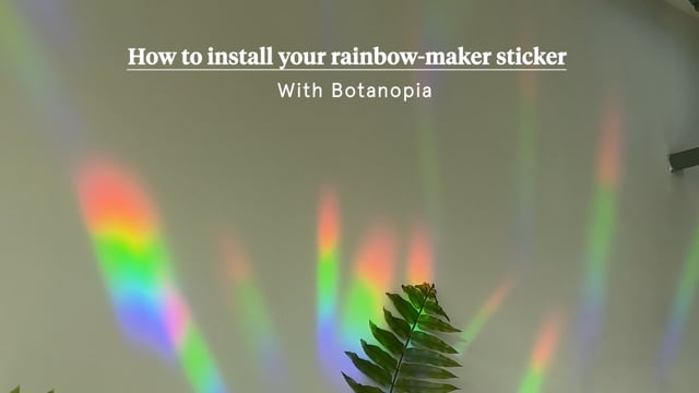 Rainbow nálepka