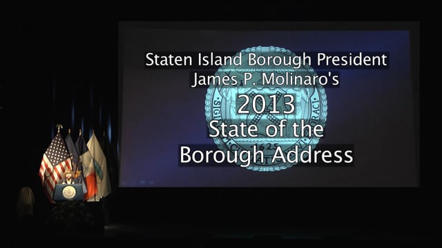 2013 Staten Island State of Borough Address