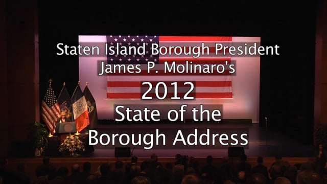 2012 Staten Island State of Borough Address