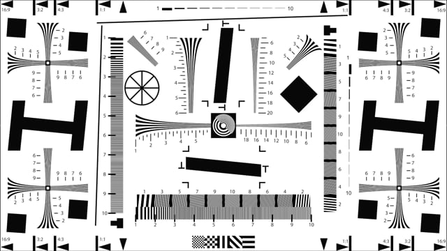 Resolution Chart - Server Vimeo
