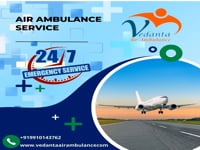 Get The Fastest Air Ambulance Service in Kanpur by Vedanta with Medical