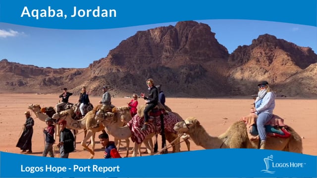 Logos Hope in Aqaba, Jordan - Port Report